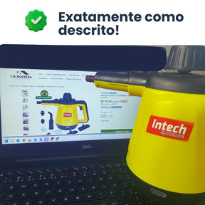 Limpador à Vapor + 9 acessórios + Frete Grátis na sua 1ª compra